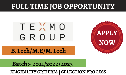 Texmo Recruitment 2023