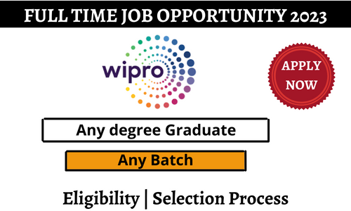 Wipro Mega Freshers Inviting 2023 For System Engineer