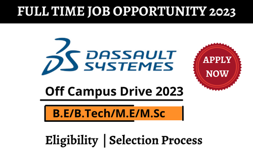 Dassault Systemes Off Campus Drive for Apprentice