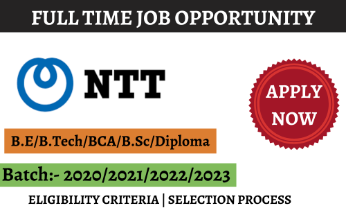 NTT Recruitment 2023 For Trainee Engineer