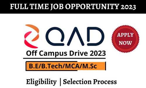 QAD Off Campus Drive for Associate Extended Support Analyst