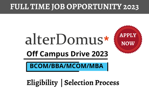 Alter Domus Off Campus hiring Drive 2023