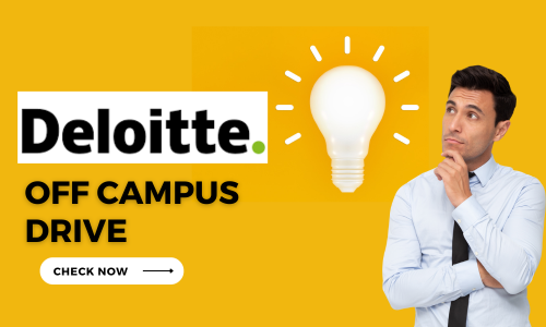 Deloitte Off Campus Drive for Digital Marketing