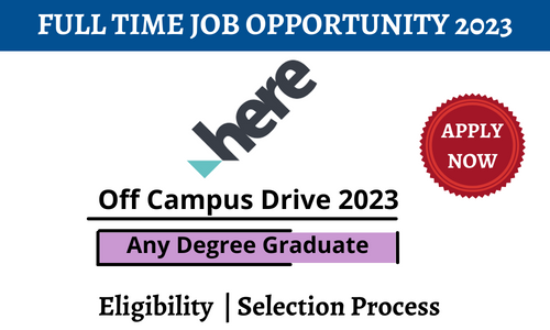 HERE Technologies Off Campus Drive for Trainee