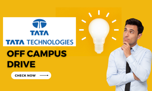 Tata Technologies Off Campus hiring Drive 2023