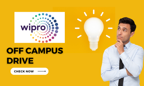 Wipro Inviting Freshers For Walk In Drive