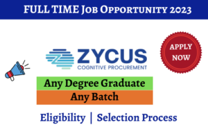 Zycus Inviting Freshers For Walk In
