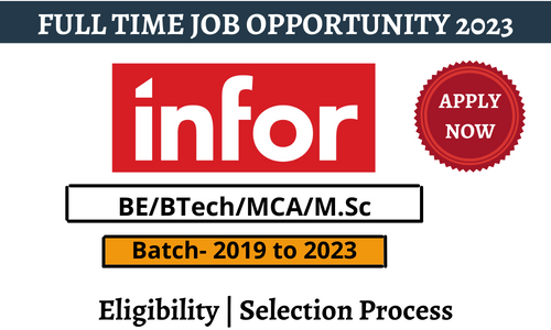 Infor Off Campus hiring Drive 2023