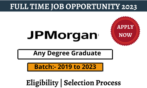JP Morgan Off Campus hiring Drive 2023