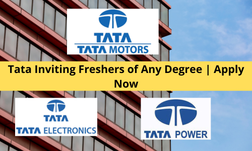 Tata Inviting Freshers