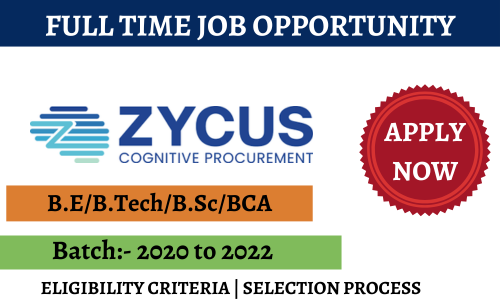 Zycus Off Campus Drive 2023