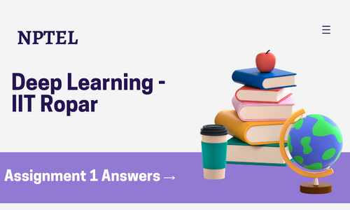 NPTEL Deep Learning - IIT Ropar Assignment 1 Answers 2024